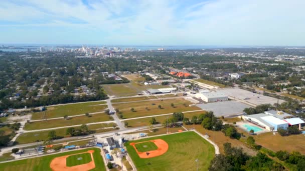 Aerial Video Sarasota Fairgrounds Landscape Park — Video