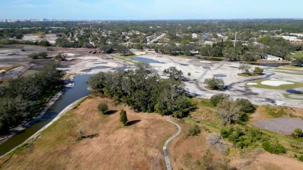 Bobby Jones Golf Club Sarasota Florida Construction — Vídeo de stock