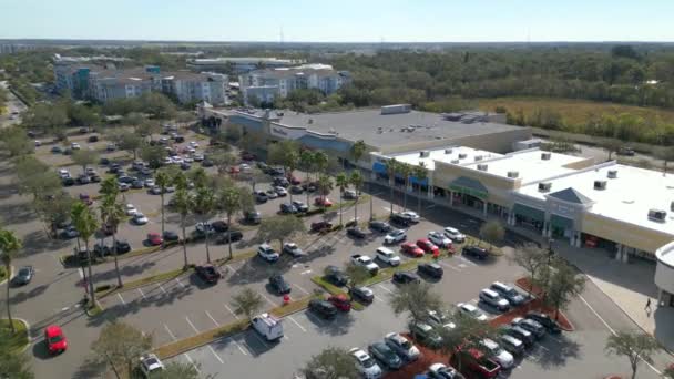 Aerial Video Sarasota Town Center Shopping Center — Vídeo de Stock
