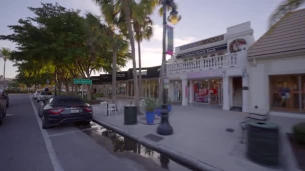 Съемки Фильма Armands Sarasota Florida Туристическое Направление — стоковое видео