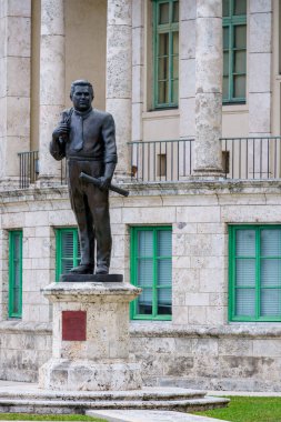 Coral Gables, FL, USA - January 28, 2023: Photo of George Merrick sculpted by William Beckwith