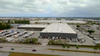 Miami Hialeah UPS United Parcel Service distribution center shipping warehouse truck loading docks