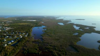 Aerial video Pine Island Sound Aquatic Preserve