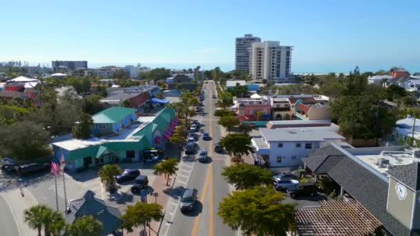 Aerial Video Siesta Key West Sarasota Beach — 비디오
