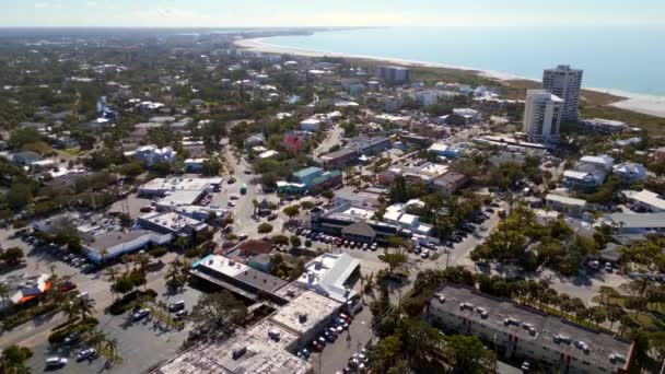 Aerial Orbit Clip Siesta Key Sarasota Beach Circa January 2023 — Vídeos de Stock