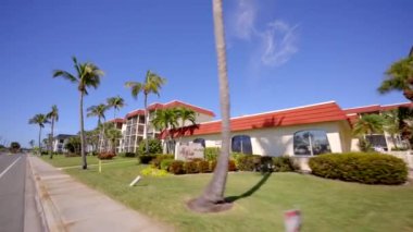 Beachfront condominiums Siesta Key Florida 4k motion footage