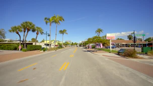 Driving Tour Siesta Key Sarasota Usa — Stok video