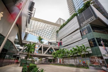 Brickell, FL, USA - February 9, 2023: Shops at Brickell City Center Miami