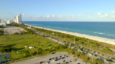 Aerial drone video 2023 Miami Beach Haulover