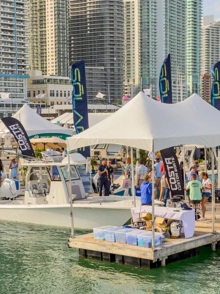 Miami Abd Şubat 2023 Miami Uluslararası Boat Show Fotoğrafı — Stok fotoğraf