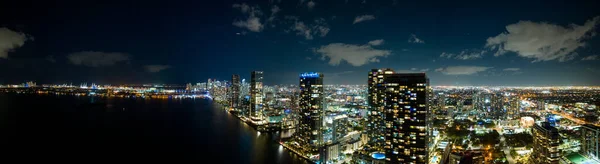 Miami Deki Hava Fotoğraflı Yüksek Binalar — Stok fotoğraf