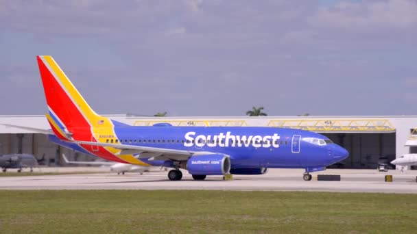 Video Southwest Airplane Departing Fll — Wideo stockowe