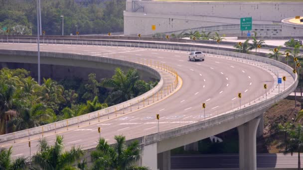 Carretera Que Llega Aeropuerto Internacional Fort Lauderdale Video — Vídeo de stock
