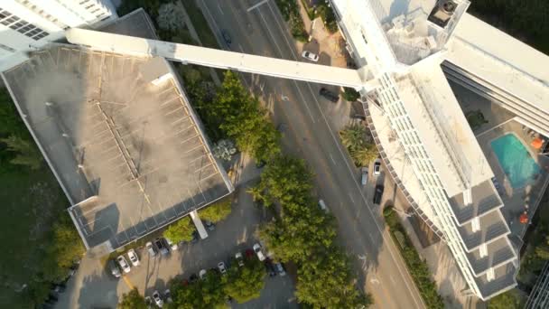 Aerial Overhead Shot Fort Lauderdale Beach — 图库视频影像