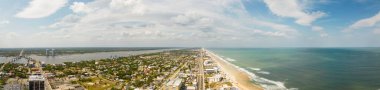 Hava Panorama Daytona Sahili Florida ABD