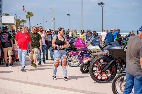 Daytona Usa Marca 20223 Coroczne Spotkanie Motocyklowe Daytona Beach Bike — Zdjęcie stockowe