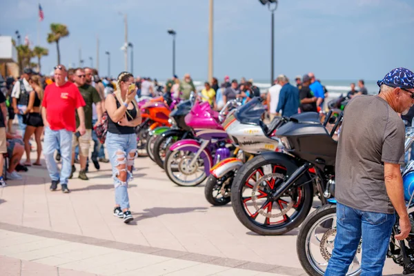 Daytona Usa Marca 20223 Coroczne Spotkanie Motocyklowe Daytona Beach Bike — Zdjęcie stockowe