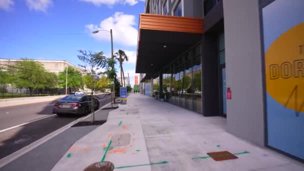 Dorsey Mixed Use Real Estate Development Wynwood Miami — Stock Video