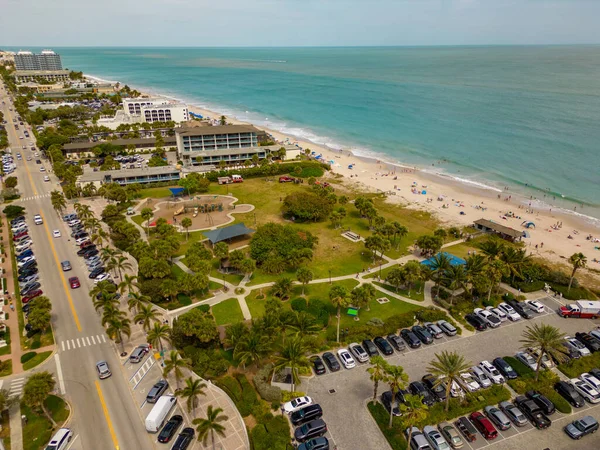 stock image Aerial photo Humiston Beach Park Hutchinson Island Vero Beach FL