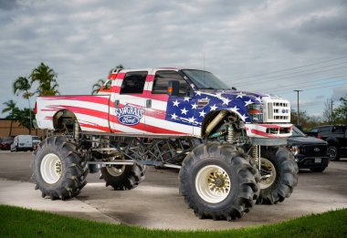 Sunrise, FL, ABD - 30 Mart 2023: Sawgrass Ford Monster Truck USA