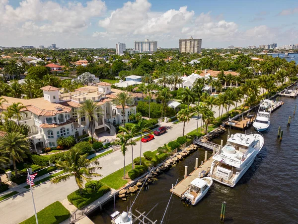 Luxe Huizen Las Olas Fort Lauderdale Verenigde Staten — Stockfoto