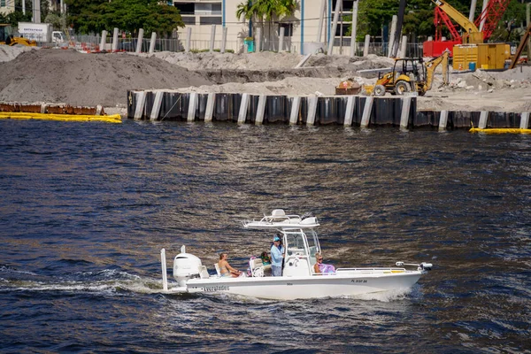 Fort Lauderdale Usa April 2023 People Boboating Fort Lauderdale Intracoastal — 스톡 사진
