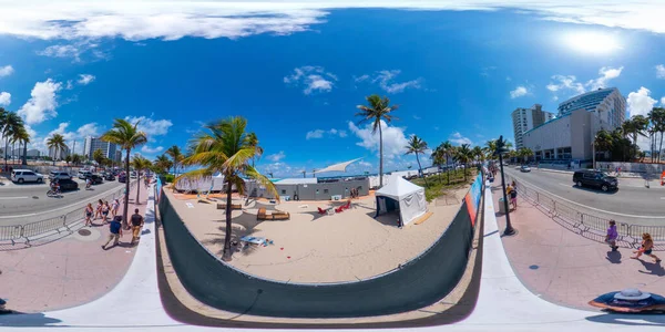 Fort Lauderdale Usa April 2023 360 Equrechthoekige Bolvormige Foto Tortuga — Stockfoto