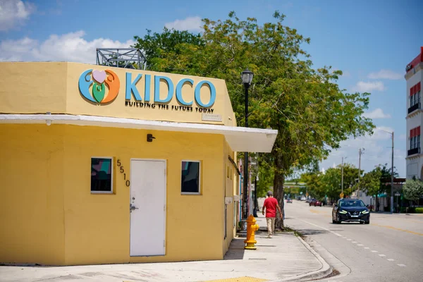 Little Haiti Miami Estados Unidos Abril 2023 Escuela Kidco Little — Foto de Stock