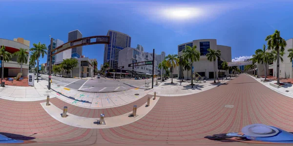 Brickell Usa April 2023 360 Grad Foto Miami Dade Community — Stockfoto