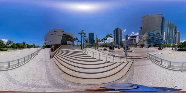 Brickell Usa April 2023 360 Grad Foto Miami Kaseya Center — Stockfoto