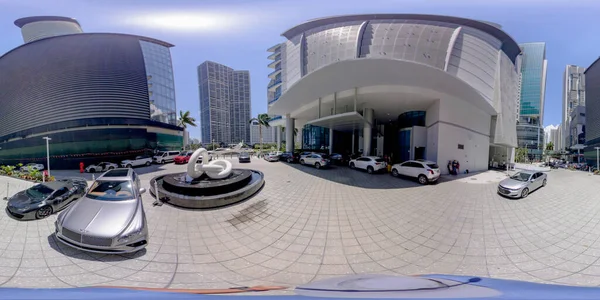 Brickell 2023年4月23日 360度矩形の写真Miami Epic Brickell — ストック写真