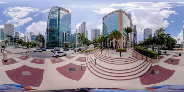Brickell アメリカ 2023年4月23日 360度矩形の写真Miami Craft Brickell — ストック写真