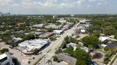 İş bölgesi Wilton Manors Florida USA
