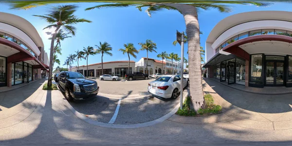 美国佛罗里达州棕榈滩 2023年5月11日 360等长方形照片Lamuse Jewlers在Worth大道 — 图库照片