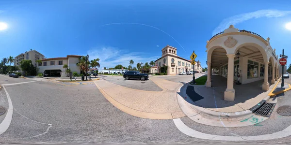 Palm Beach Usa May 2023 360 Equiορθογώνια Φωτογραφία Ιστορικής Αρχιτεκτονικής — Φωτογραφία Αρχείου