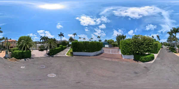 パームビーチ アメリカ 2023年5月11日 360度Vrパームビーチの高級マンションの等角写真 — ストック写真