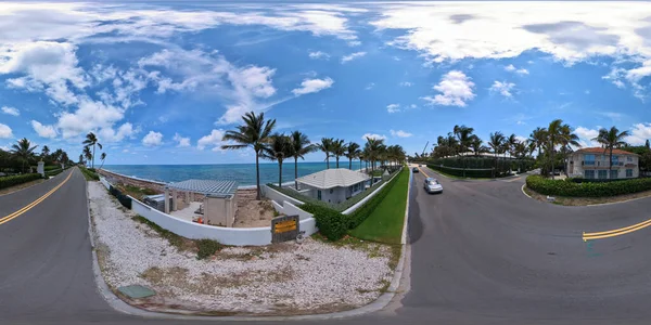 Palm Beach Usa Mei 2023 360 Equrectangular Foto Van Huizen — Stockfoto
