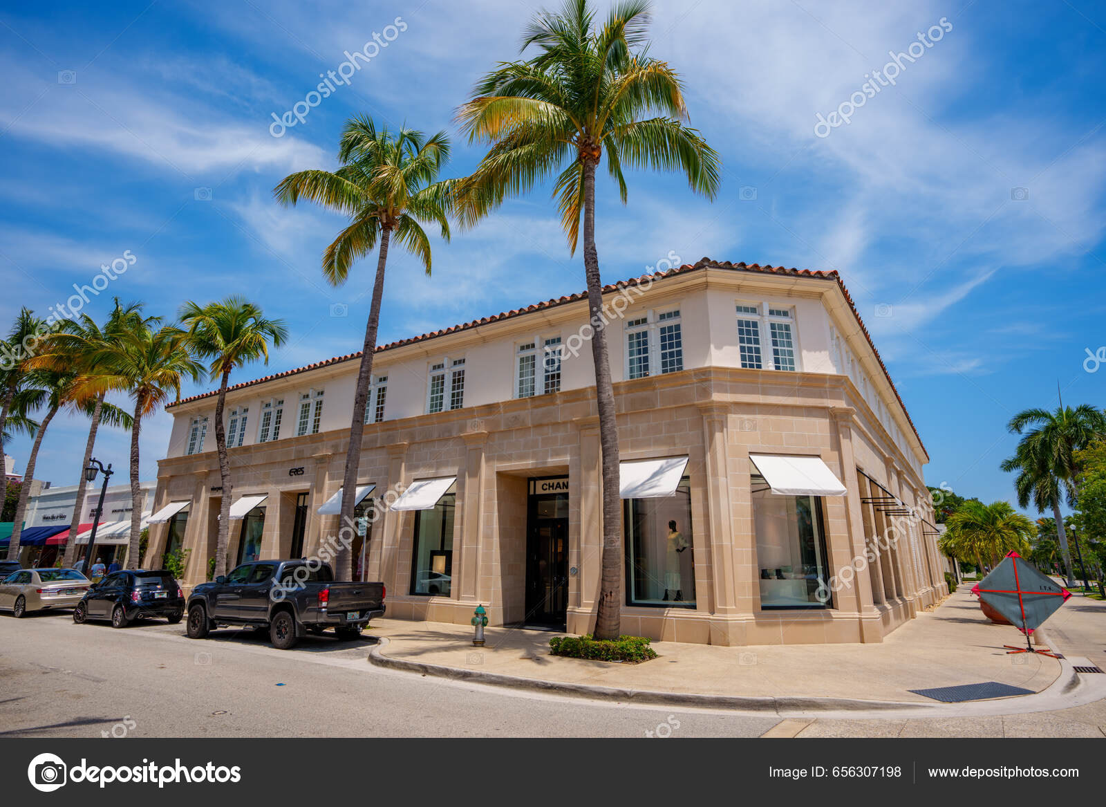 Palm Beach Usa May 2023 Chanel Worth Avenue Palm Beach — Stock