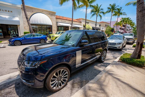 Palm Beach Usa Května 2023 Luxusní Range Rover Zaparkovaný Worth — Stock fotografie