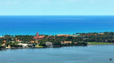 Mar A Lago Palm Beach Florida ABD Süper telefoto lensli