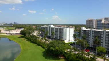 Hava Panorama Fairways Riviera Hallandale Sahili Batı Yakası
