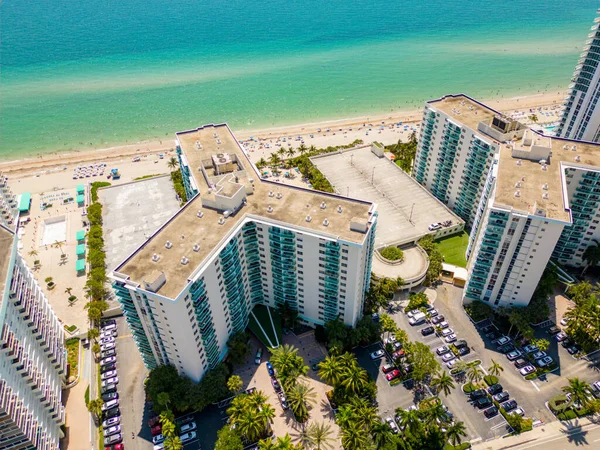 Hollywood Usa Toukokuuta 2023 Ilmakuva Tides Residensseistä Hollywood Beach Florida — kuvapankkivalokuva