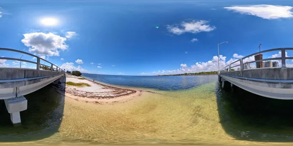 360 Kulisty Zdjęcie Key Biscayne Miami Floryda — Zdjęcie stockowe