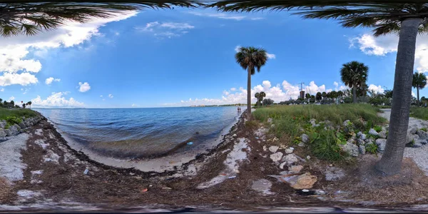 360 Sfäriska Foto Key Biscayne Miami Florida — Stockfoto