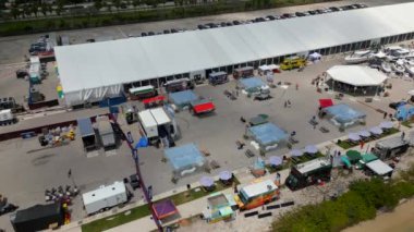 Key Biscayne Miami 'de SoFlo tekne gösterisi. Florida 2023.