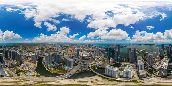 360 Miami Foto Udara Brickell — Stok Foto