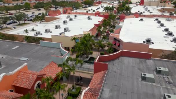 Wideo Lotnicze Miromar Outlets Estero Floryda Usa — Wideo stockowe