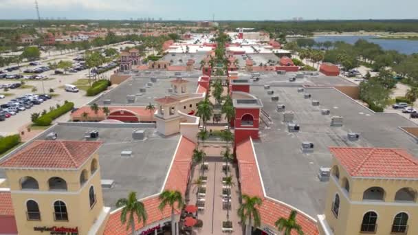 Miromar Outlets Estero Florida Usa — Vídeo de stock