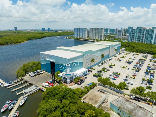 Miami Usa Června 2023 Skladování Lodí Haulover Beach Marina — Stock fotografie