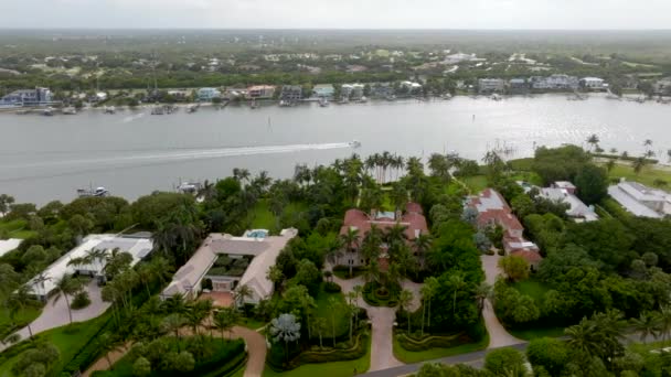 Casas Luxo Jupiter Island Hobe Sound Florida — Vídeo de Stock